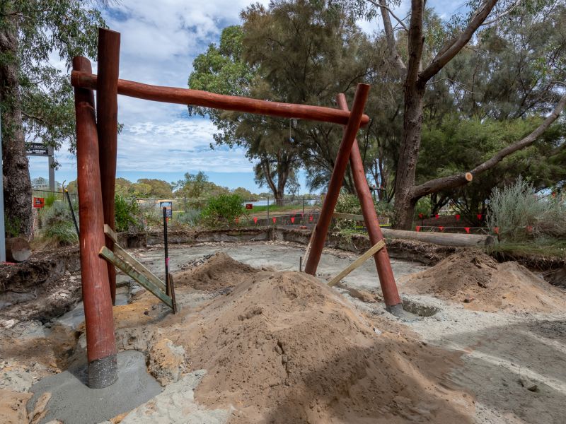 Installation of Basket Swing