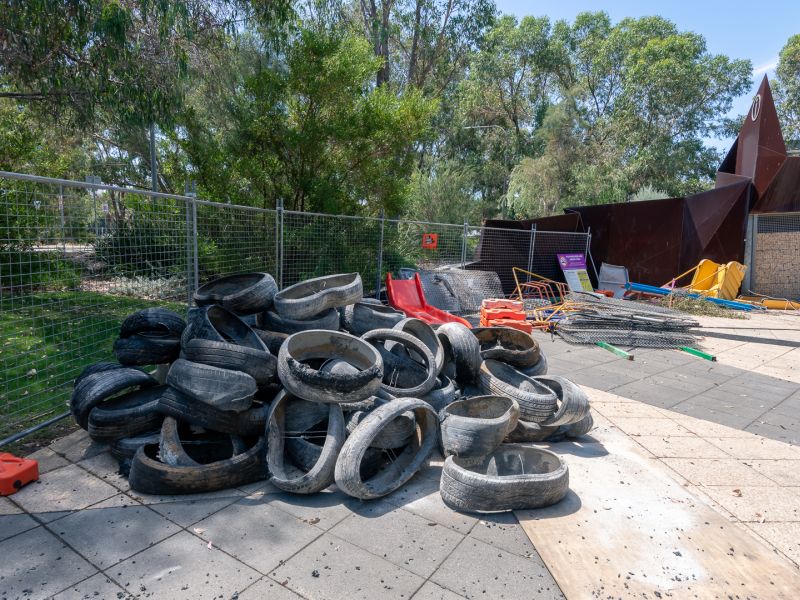 Demolition and unexpected find