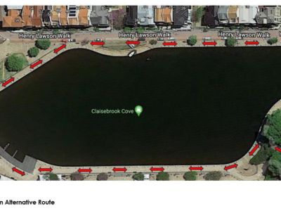 Trafalgar Bridge Detour Map